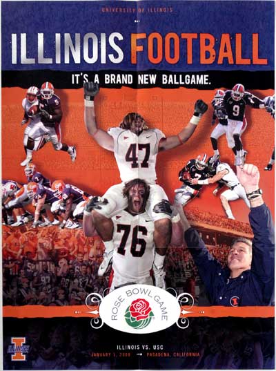 Illinois Football Poster